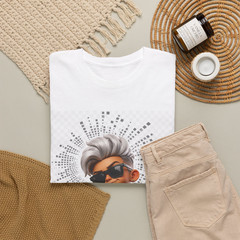 Neighborhood Legend Cool Kid Cartoon Graphic T-Shirt