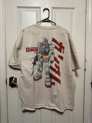 Gundam T-Shirt Loiter Cotton 2x Large White Men’s Anime
