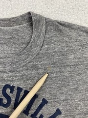 Russell Athletic Vintage Football T-Shirt 80s Gray Tri-Blend High School Champ