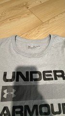 Under Armour Men’s Gray Graphic Logo Crew Neck Short Sleeve T-Shirt XXL Regular