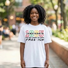 Juneteenth Freedom Day Shirt Free-ish Since 1865 Black History Tee