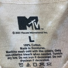 MTV Shirt Adult Large Tie Dye Music Television Racing Sports Car Graphic Tee