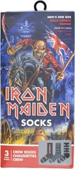 Iron Maiden – Perri’s – Iron Maiden – Crew Socks (Assorted Styles 3 Pack Gift Bo