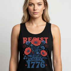 Resist Like It’s 1776 Tank Top, America 250 Patriotic Independence Day
