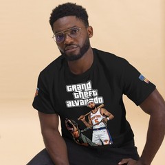 GTA 5 Jose Alvarado Grand Theft Alvarado Knicks Finals Champion Fan T-Shirt NBA