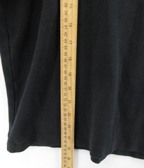 VINTAGE Ralph Lauren Shirt Men Medium Black Turtleneck Red Pony Minimalist *