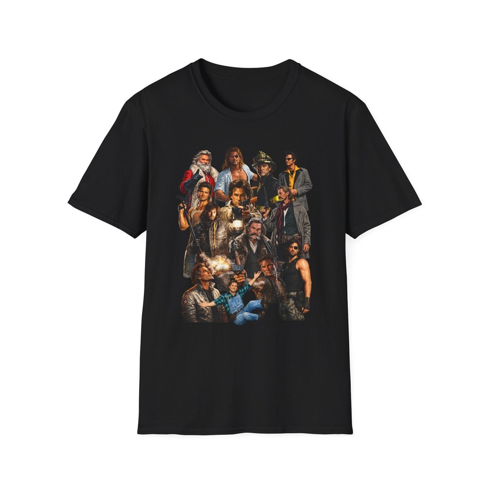 Kurt russell movie collage tshirt