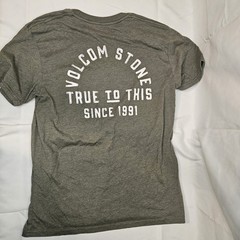 Volcom Stone True To This Since 1991 Graphic T-Shirt Men’s Small Gray Tee Skate