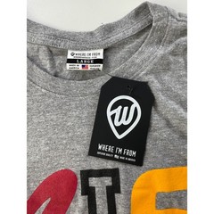 Where Im From MIA Graphic Tee Shirt Gray Mens Large Made in USA