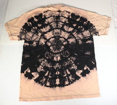 Famous Stars & Straps Tie Dye T-Shirt Black Pink Spiral Adult Size Large d4