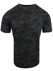 Short Sleeve T Shirt Camo Camouflage Tactical Pocket Tee Shirt TRUE TO SIZE FIT!
