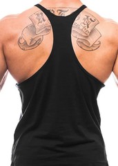 Men Cotton Gym Tank Top Y-Back Vest Sleeveless Breathable Fitness Muscle Shirt