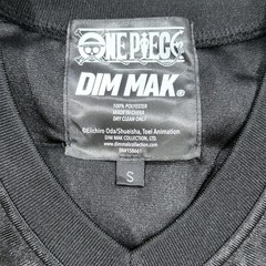 DIM MAK X ONE PIECE – Straw hat crew JERSEY BLACK YELLOW SIZE S