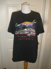 Adult Black T-shirt Brisco Brands XL “Los Angeles California” (21)