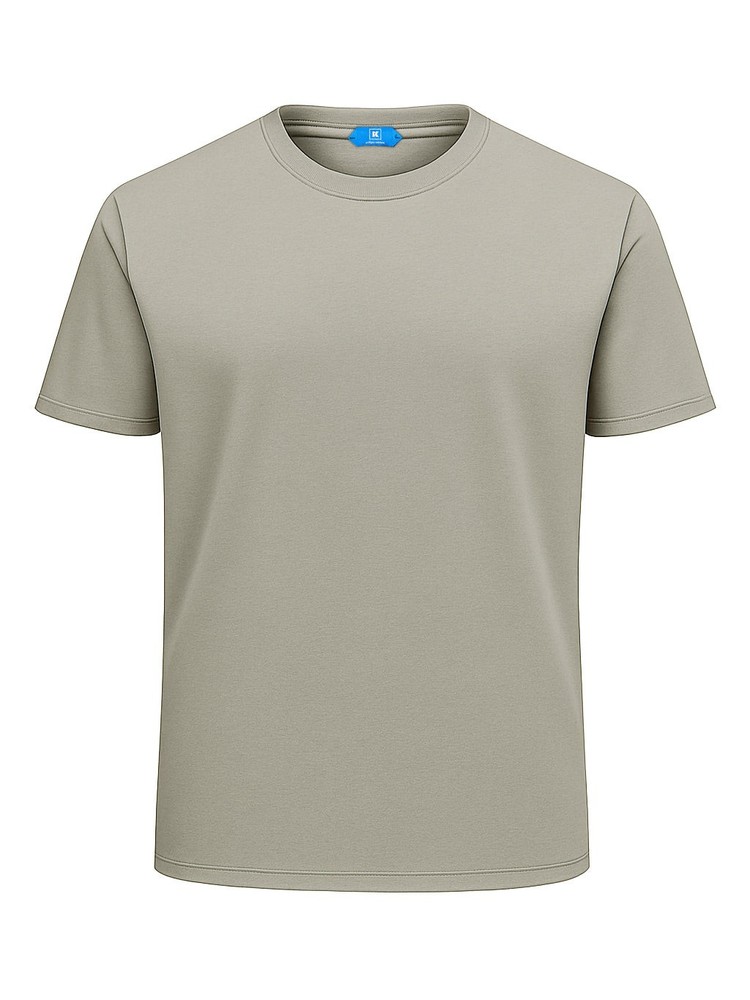 KITON KIRED “Bacio” Gray Exclusive Crepe Cotton Short Sleeve T-Shirt NEW