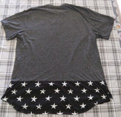CSG Champs Sports Gear Mens Short Sleeve T-Shirt Round Hem Stars Stripes Sz 2XL