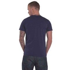 Def Jam Recordings T Shirt Logo and Stylus new Official Mens Navy Blue