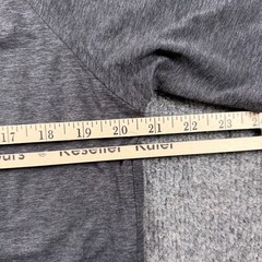 Hurley Buckle Henley Shirt Mens Medium Gray Short Sleeve Raglan