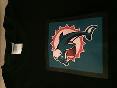 Miami Dolphins LED Shirt NFL Sound-Activated Lights Up LED T-Shirt ALL SIZES