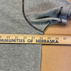 Ariat Henley Shirt XL Mens Gray Waffle Knit Western Ranch Casual Workwear