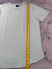 Cuts Clothing Short Sleeve Crew Curve-Hem T-Shirt Mens XXL Pacific-Mist Pyca Pro