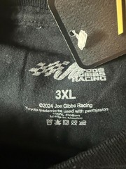 Checkered Flag Sports NASCAR Denny Hamlin 11 shirt 3XL Black Joe Gibbs Racing
