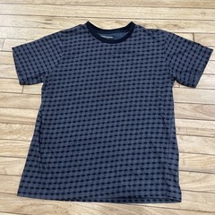 Eighth Avenue Geometric T Shirt Men M Gray Black Art Deco Cube Hexagon Diamond