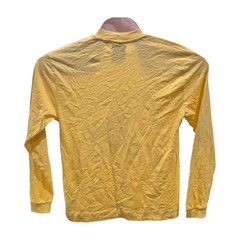 Asos Collusion Long Sleeve Graphic Print ‘Error’ T-Shirt Yellow Cotton Men’s XS