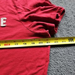 Vtg Y2K Abercrombie & Fitch Mens XXL Muscle Tee T Shirt Applique Embroidery Red