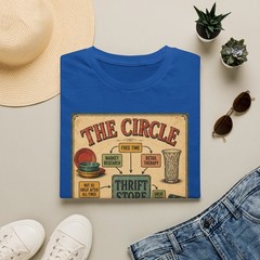 The Circle of Stuff Thrift Store thrifting T-Shirt | Vintage floor chart Tee