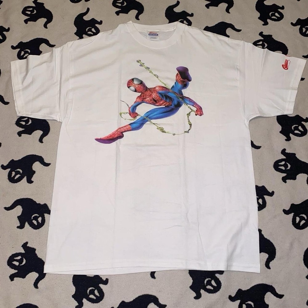 Vintage Deadstock Marvel Graphitti Designs Spiderman Shirt XL