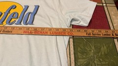 Large Seinfeld Logo Shirt 90s Sitcom TV Show Ripple Junction Retro Graphic