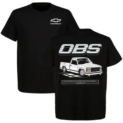 Chevy 454 SS OBS Truck Shirt Vintage Graphic Tee Racing Fan T-Shirt