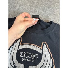 Harley Davidson Shirt Mens Black Graphic 105th Anniversary Motorcycle Tee 2XL
