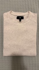 Banana Republic Slub Double Knit Crew Neck T Shirt