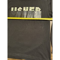 Usher Ushbucks Long Sleeve Shirt Mens M Black Thick Front Back Money Graphic