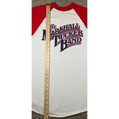 Augusta Sportswear The Marshall Tucker Band Raglan Baseball Tee Red White Mens M
