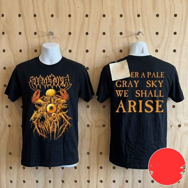 Sepultura – Arise Cotton Short Sleeve Black 2-Sided Men Shirt TD1554