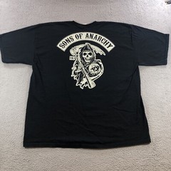 sons of anarchy T Shirt Men’s 2XL Black Reaper Death