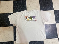 Vintage LGBTQ Pride Without Boarders Birmingham, AL 1996 T Shirt Sz XL