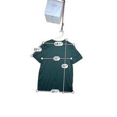Quince Forest Green Crew Neck Performance Stretch Tee T-Shirt Men’s Large L