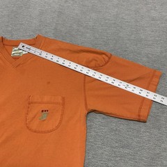 Vintage JNCO Jeans Shirt Pocket T Adult One Size Orange USA Made Mens XL 90s Y2K