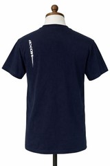 Y2K Tribal Tattoo Graphic T-shirt Mens M Navy Blue Gothic Grunge Punk Streetwear