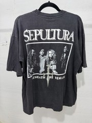 Vintage Sepultura Shirt Large Beneath The Remains 90s Death Metal