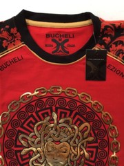 Men’s Bucheli Cotton T Shirt,Italian Style,Slim Fit,Stretch S…..A27.A