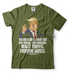 Donald Trump Fathers Day T shirt,Gift For Dad,Funny Father’s Day Gift Idea