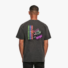 Slide Culture Boys T-Shirt – Neon Car Oversized Tee | Streetwear for Drift