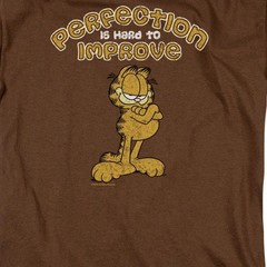 Garfield Perfect Licensed Adult Unisex T-Shirt Regular Fit Tee SM-3X