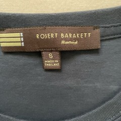 ROBERT BARAKETT Montreal Men Tshirt SMALL Pima Cotton BLUE soft Feel Runs Big