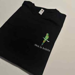 Saca La Bolsita Perico Pericicaso Shirt Stitched Embroidered T-Shirt